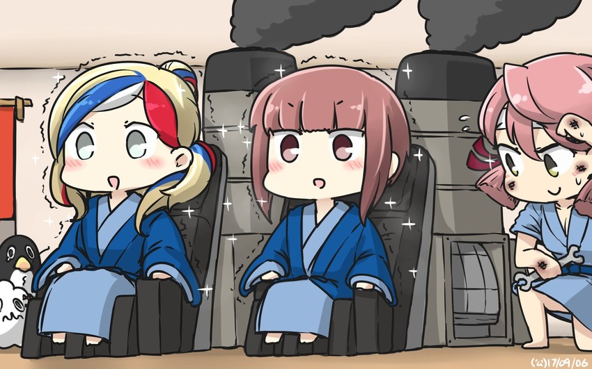akashi, z3 max schultz, failure penguin, commandant teste, and miss cloud (kantai collection) drawn by hamu_koutarou