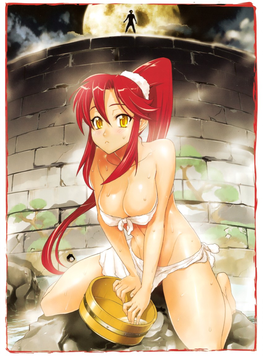 yoko littner, simon, and kamina (tengen toppa gurren lagann) drawn by satou_shouji