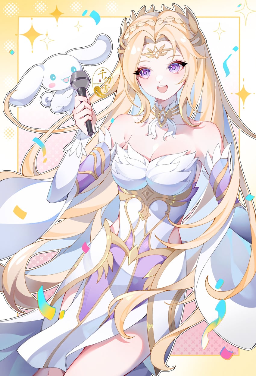cinnamoroll and qian renxue (sanrio and 2 more)