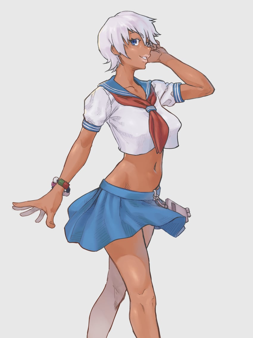 elena (street fighter and 1 more) drawn by ehkcaio