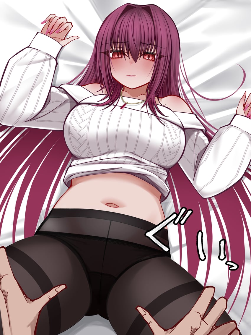 scathach (fate and 1 more) drawn by mcpc_zamurai