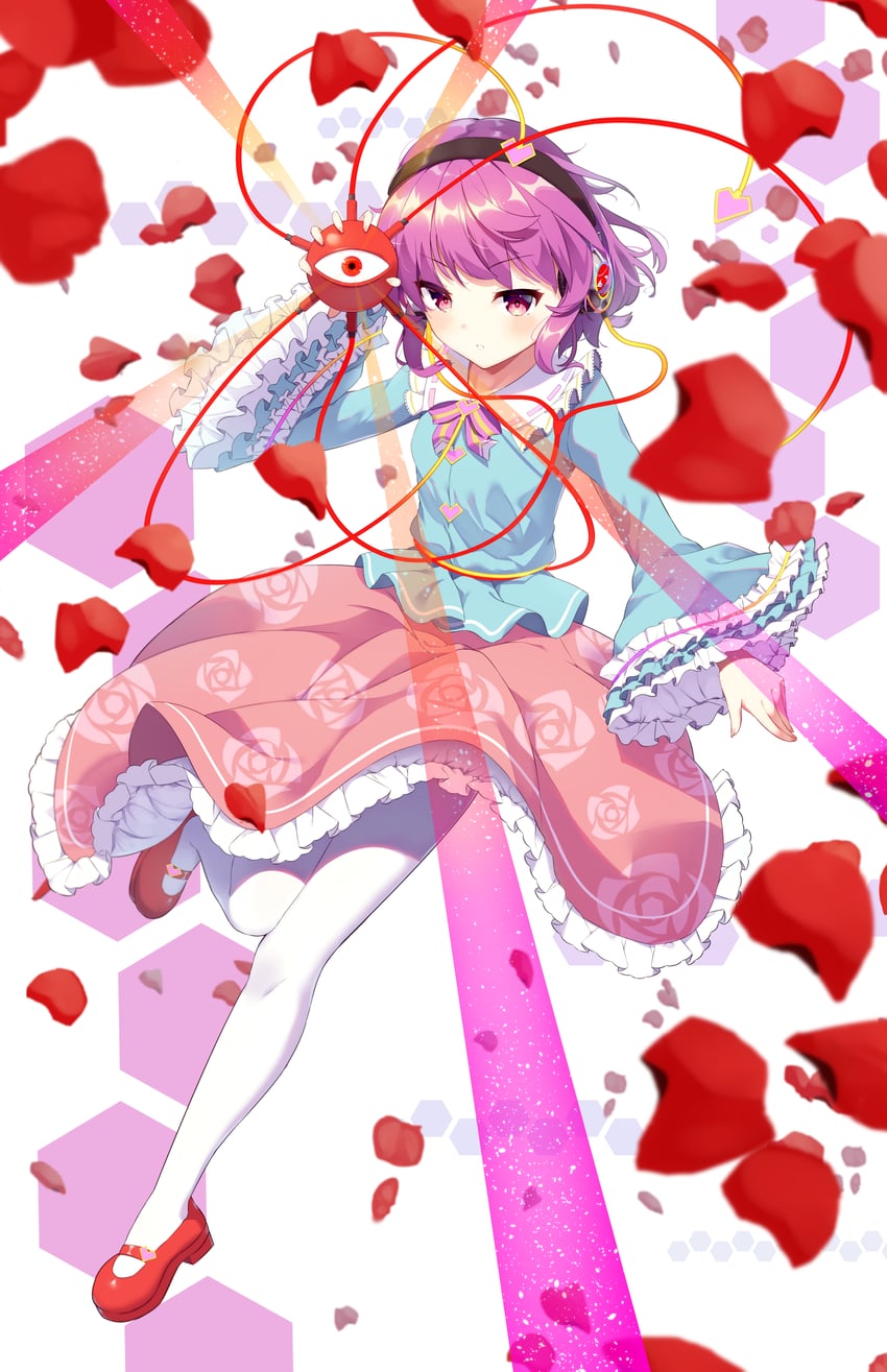 komeiji satori (touhou) drawn by ambasa