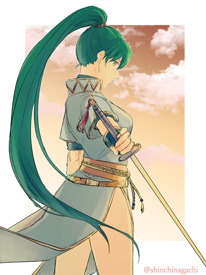 lyn (fire emblem and 1 more) drawn by nishimura_(shinchinagachi)