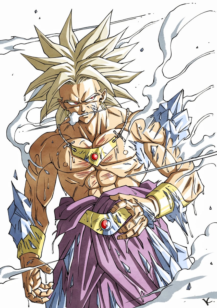 broly (dragon ball and 1 more) drawn by kakeru_(dbskakeru)