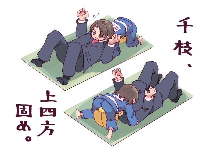 producer, p-head producer, and sasaki chie (idolmaster and 1 more) drawn by 4040_(abonriya)