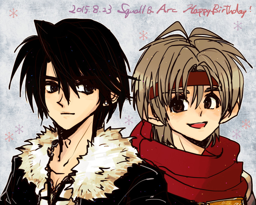 squall leonhart and arc (final fantasy and 1 more)