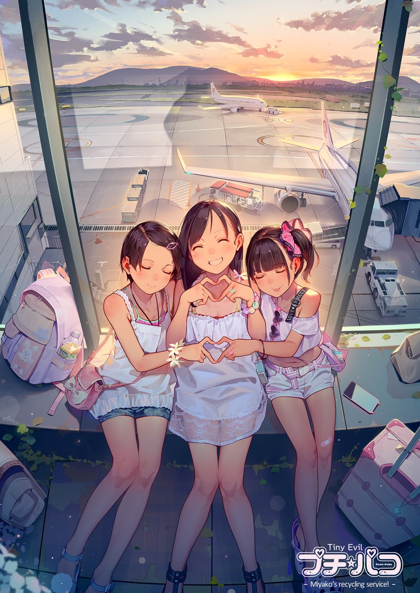 sana, yurika, and miyako (tiny evil) drawn by muk_(monsieur)