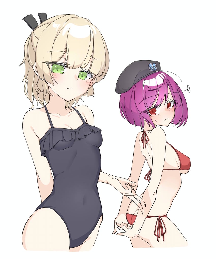 nanase nanami and tezuka saki (heaven burns red) drawn by randayo_sasaki