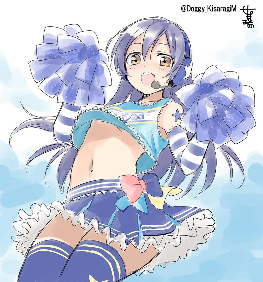 sonoda umi (love live! and 2 more) drawn by kisaragi_mizu