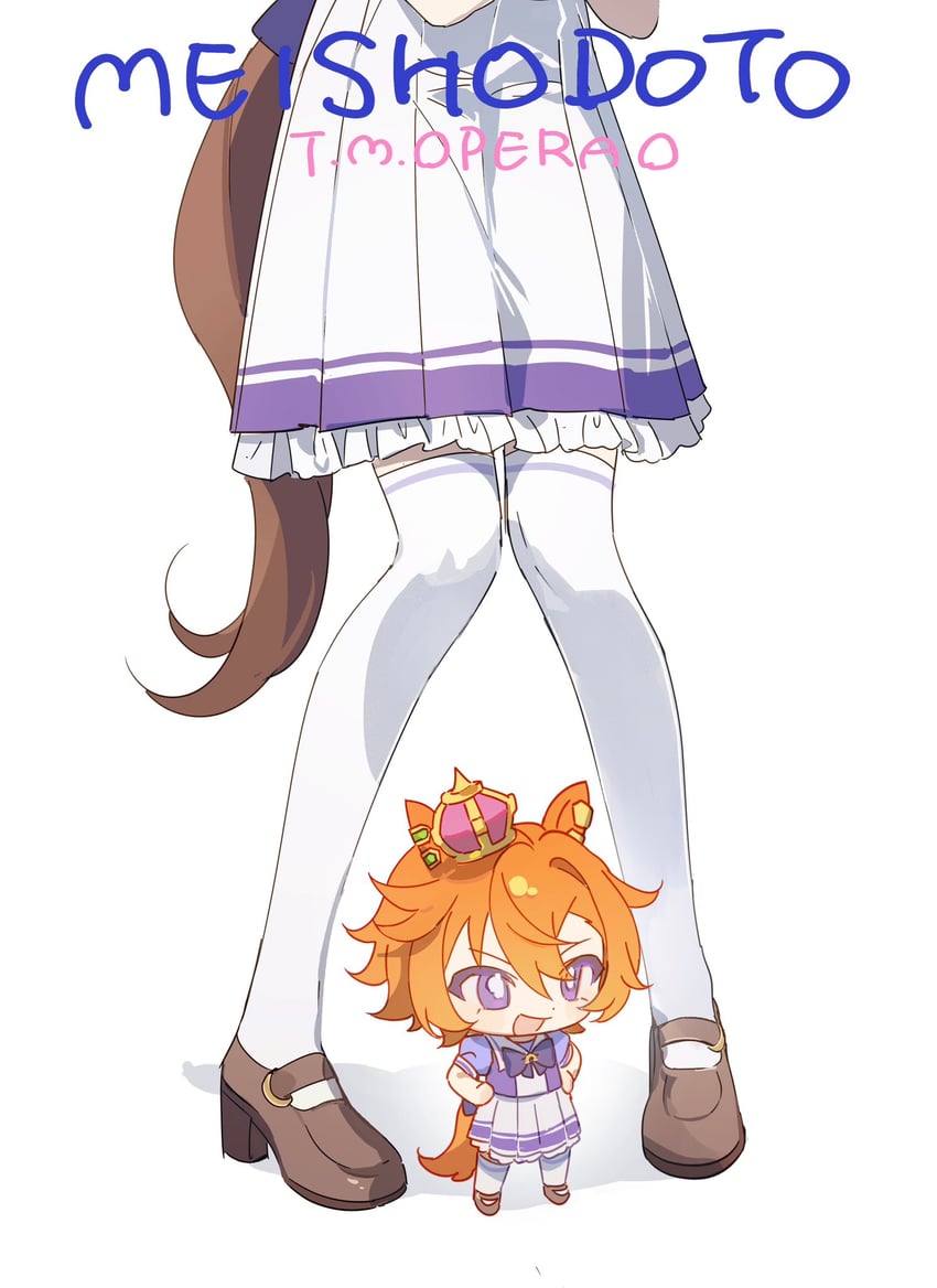 t.m. opera o and meisho doto (umamusume) drawn by chachalnene