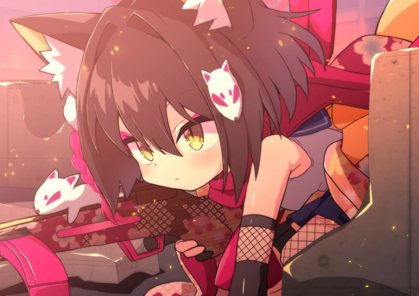 izuna (blue archive) drawn by fukamiki_kei