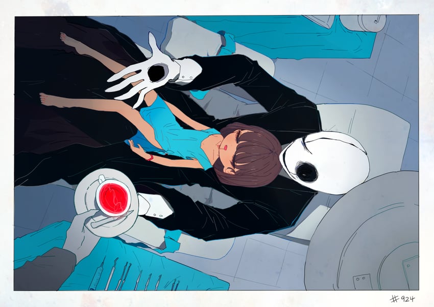 frisk and w.d. gaster (undertale) drawn by soseji_(tjduswjd)