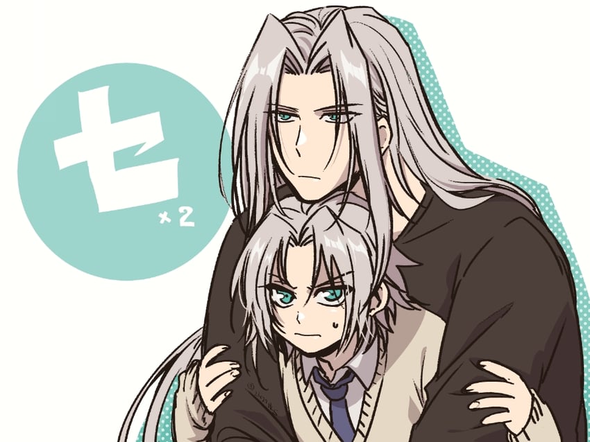 sephiroth (final fantasy and 2 more) drawn by 20x26tks