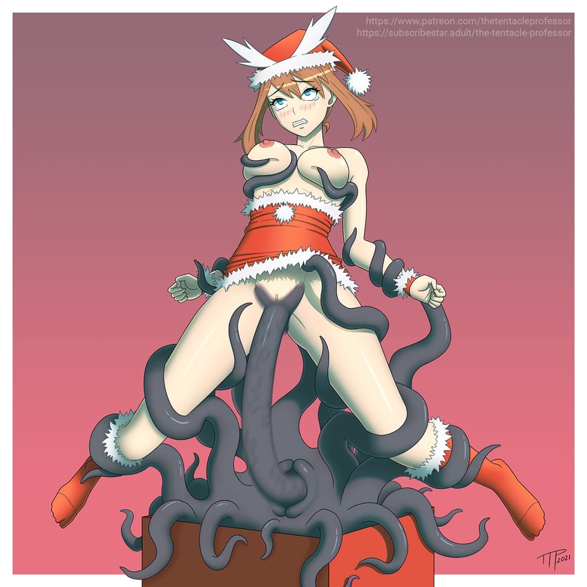 may (pokemon and 1 more) drawn by the_tentacle_professor