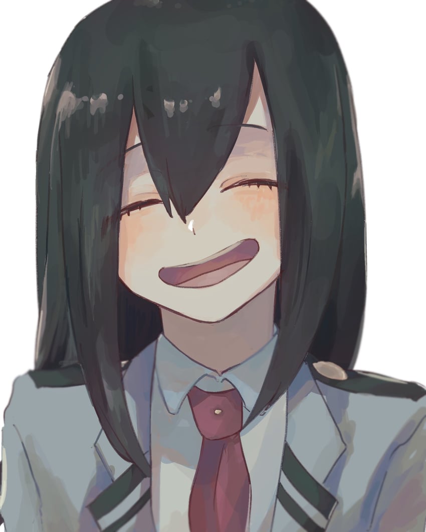 asui tsuyu (boku no hero academia) drawn by machida_0906