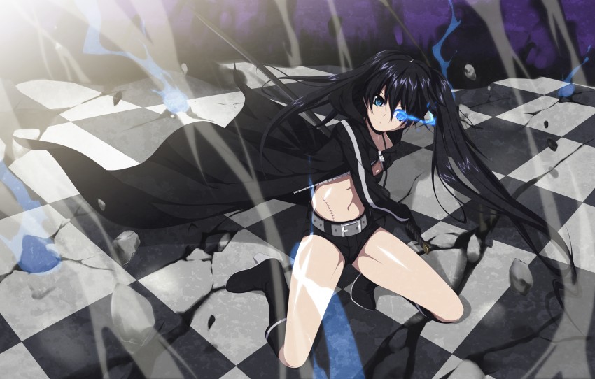 black rock shooter (black rock shooter) drawn by horarezonu