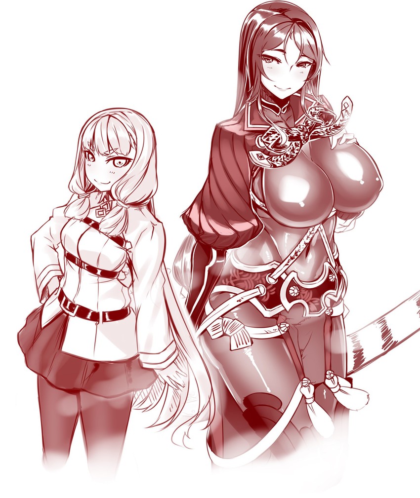 fujimaru ritsuka, murakumo, minamoto no raikou, and female admiral (kantai collection and 2 more) drawn by hiememiko