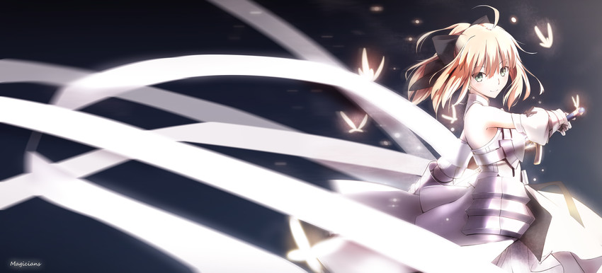 artoria pendragon and saber lily (fate and 2 more) drawn by magicians_(zhkahogigzkh)