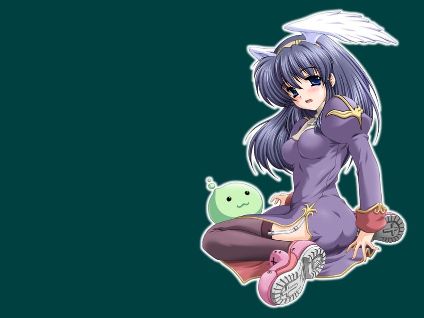 priest and poporing (ragnarok online) drawn by kazuma_muramasa