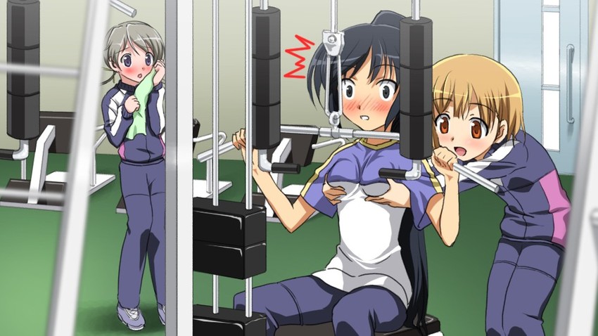 ichijou eika, sakurano otoha, and sonomiya karen (sky girls) drawn by sanshita