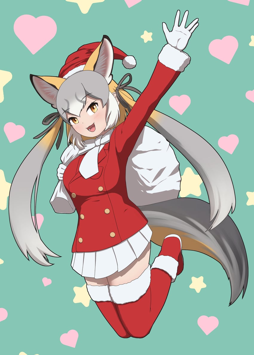 island fox (kemono friends and 1 more) drawn by rest_in_muni