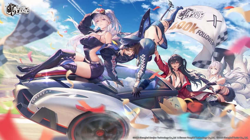 manjuu, taihou, enterprise, baltimore, and shinano (azur lane) drawn by gt-apex