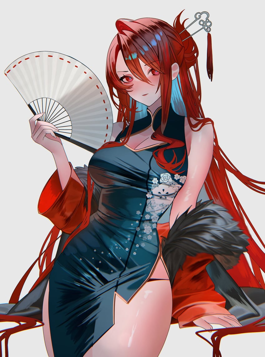 elizabeth rose bloodflame (hololive and 1 more) drawn by sanya_(sanya_lox228)