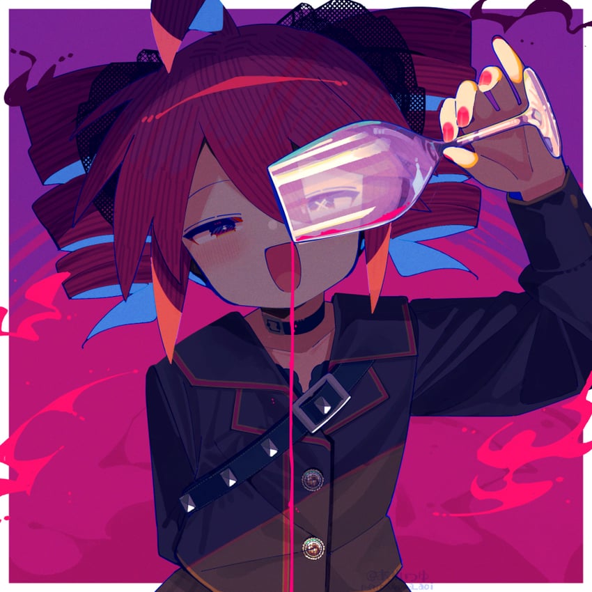 kasane teto (utau and 2 more) drawn by aoi_tsuyu