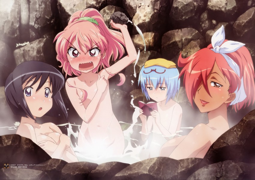 louise francoise le blanc de la valliere, tabitha, siesta, and kirche augusta frederica von anhalt zerbst (zero no tsukaima) drawn by fujii_masahiro