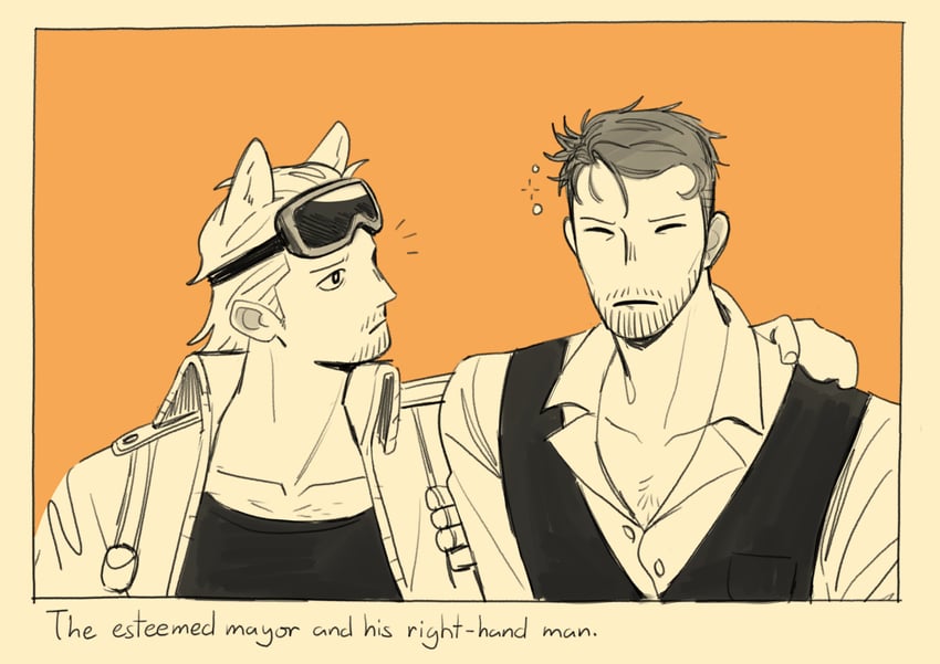 paulie and iceburg (one piece) drawn by jakkenpoy
