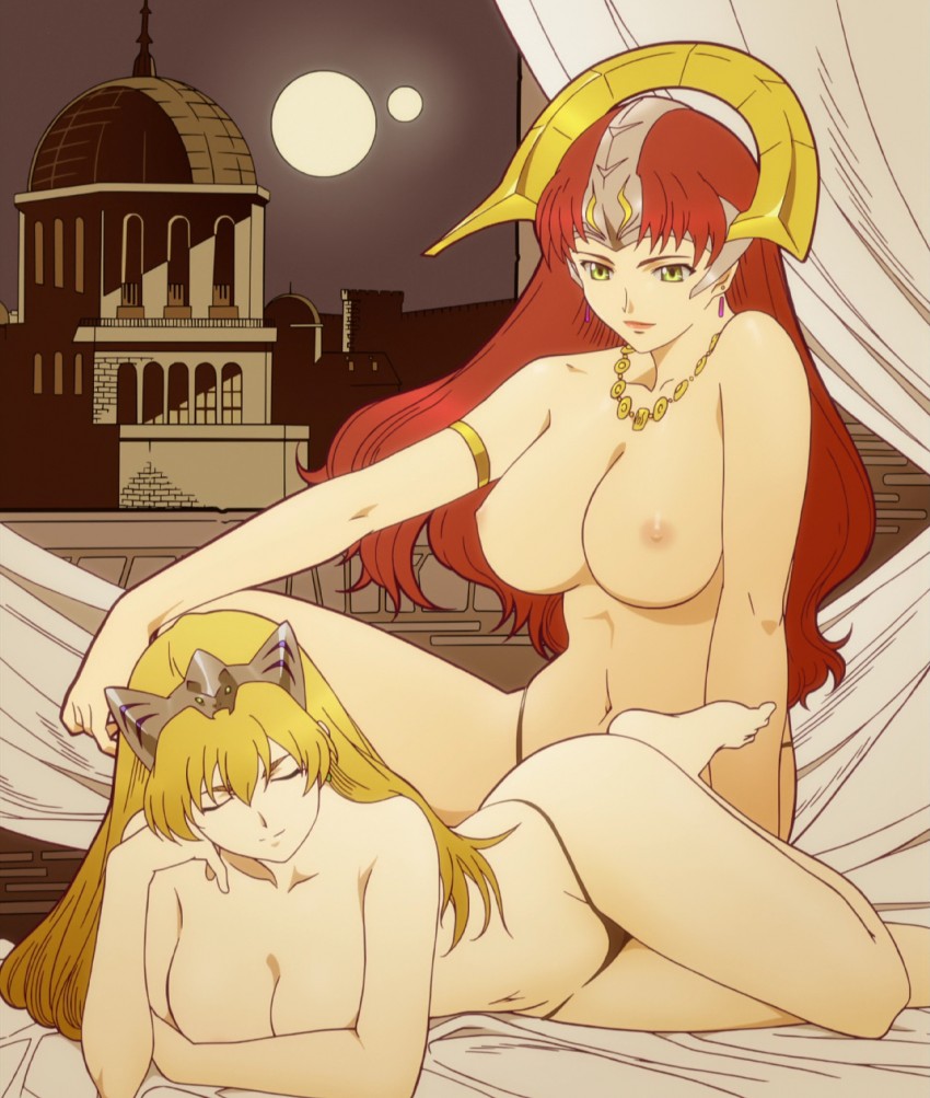 elina, captain of the royal guard elina, claudette, and claudette lord of thundercloud (queen's blade)