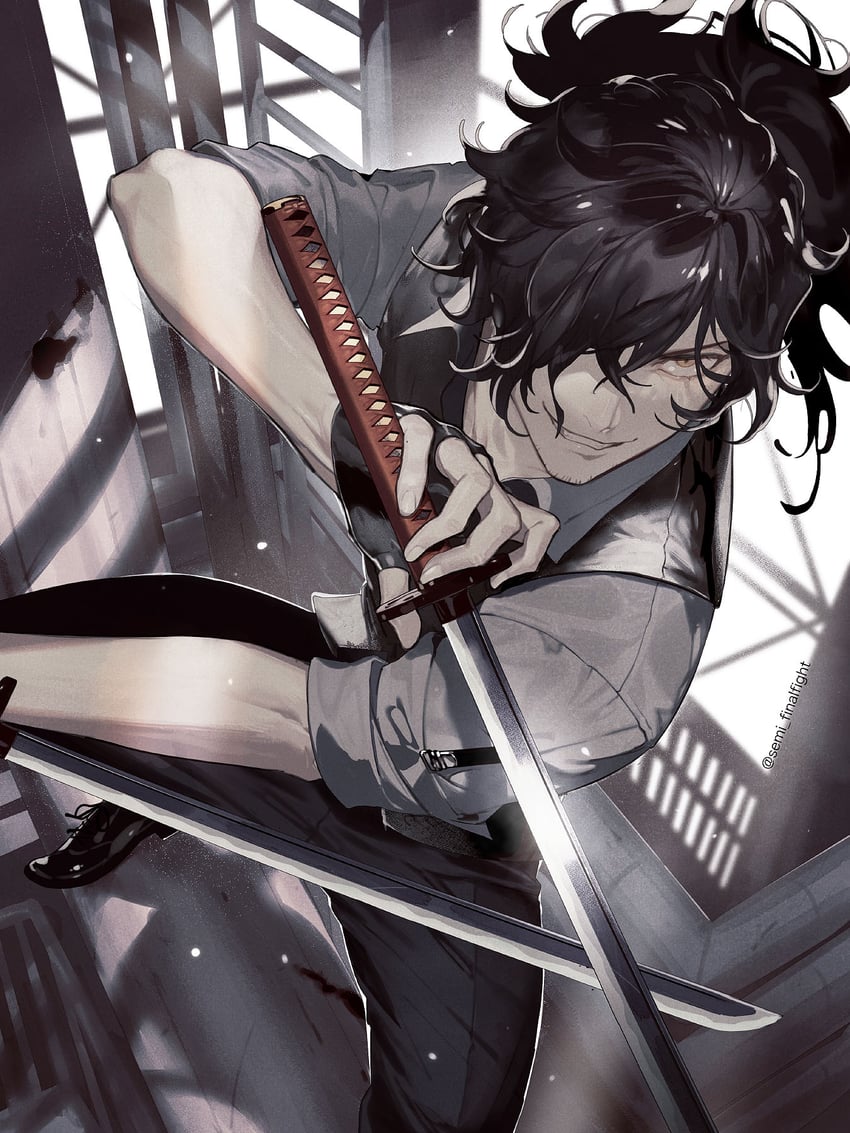 okada izou (fate and 1 more) drawn by semi_(p-poco)