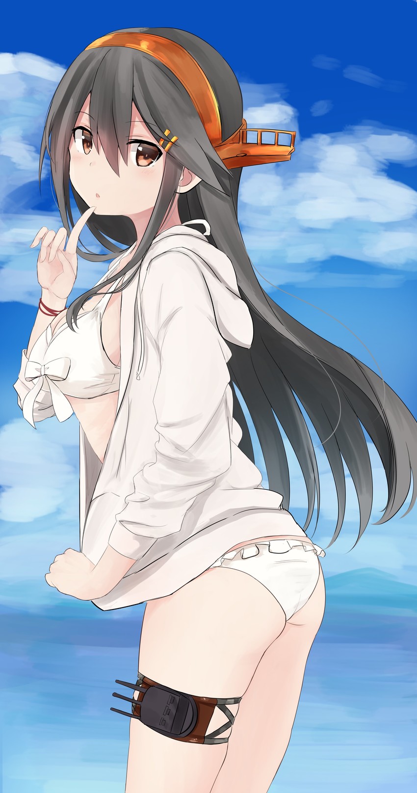 haruna kai ni and haruna (kantai collection) drawn by yuki_(yukin0128)