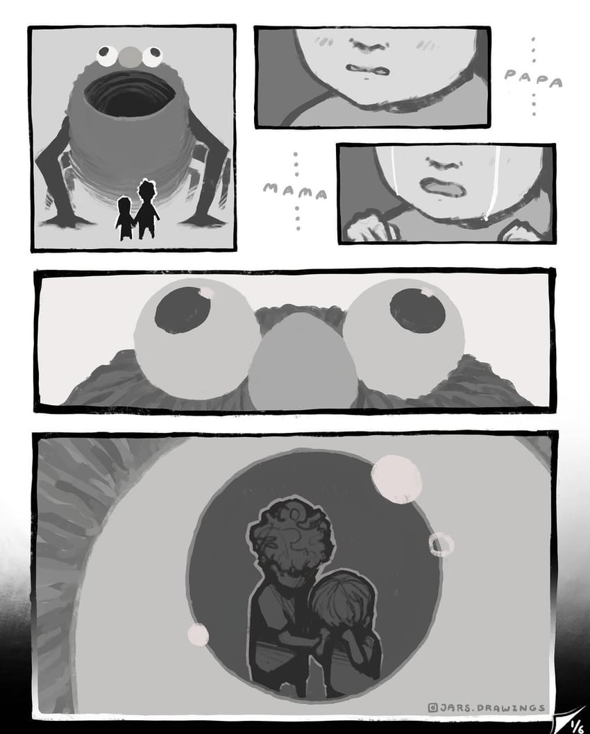 elmo (original and 1 more) drawn by jr_(jarsarts)