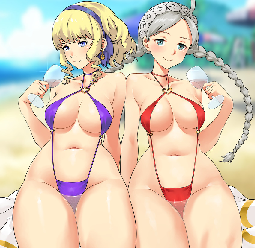 nina and constance von nuvelle (fire emblem and 3 more) drawn by igni_tion