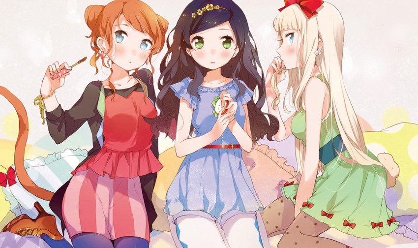 alice, white rabbit, and cheshire cat (alice's adventures in wonderland) drawn by fly_(marguerite)