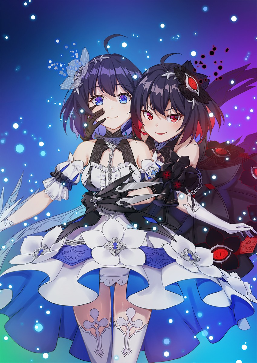 seele vollerei and seele (honkai and 1 more) drawn by s.rain
