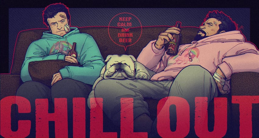 billy butcher and hughie campbell (the boys) drawn by tetra_(riotgogo_01)