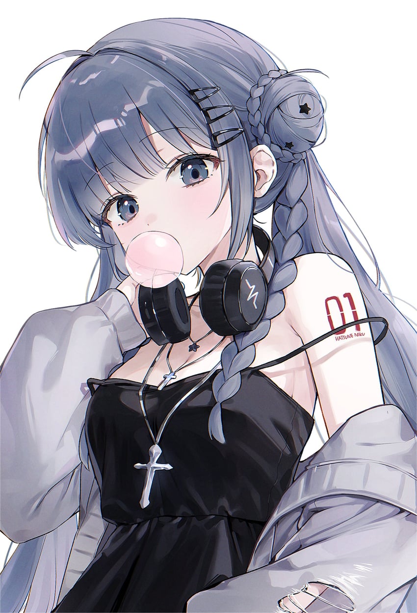 hatsune miku (vocaloid and 1 more) drawn by nare_(17_junana)