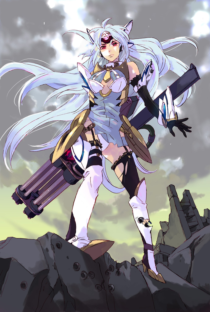 kos-mos and kos-mos ver. 4 (xenosaga and 1 more) drawn by ozaki_kaori