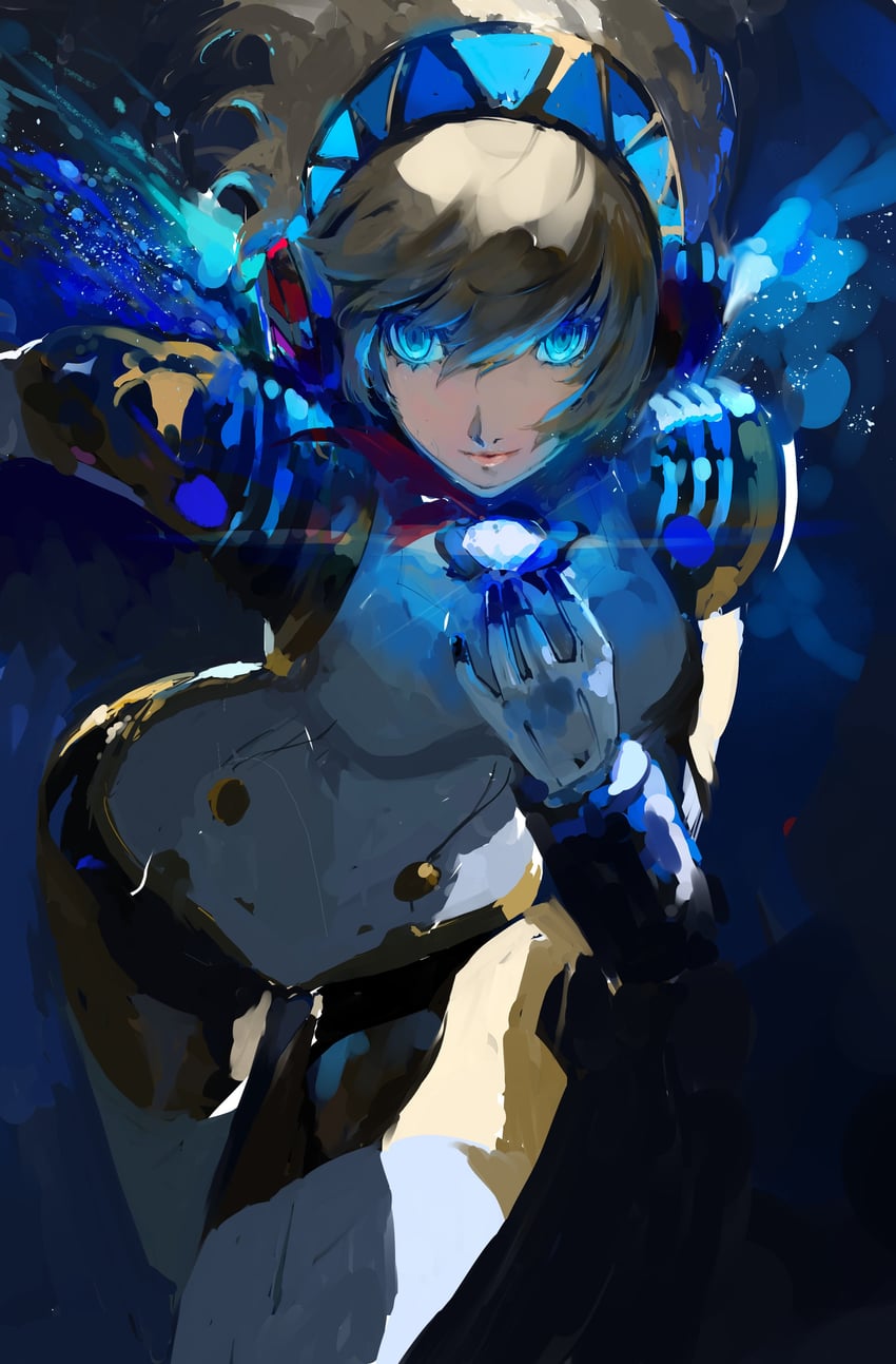 aigis (persona and 1 more) drawn by neo_(blazykun)