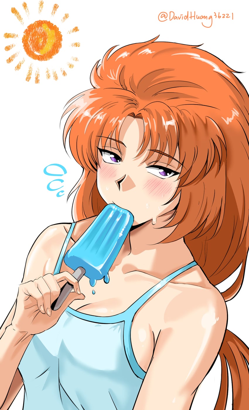 marida cruz (gundam and 1 more) drawn by david_huang