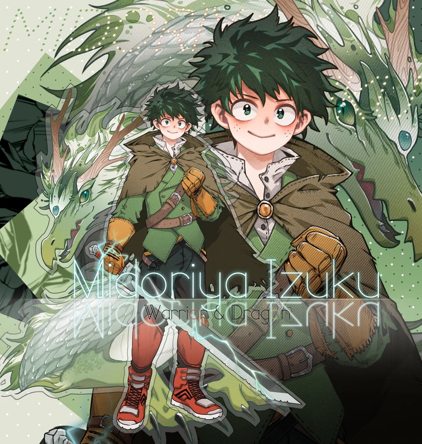 midoriya izuku (boku no hero academia) drawn by dinger47