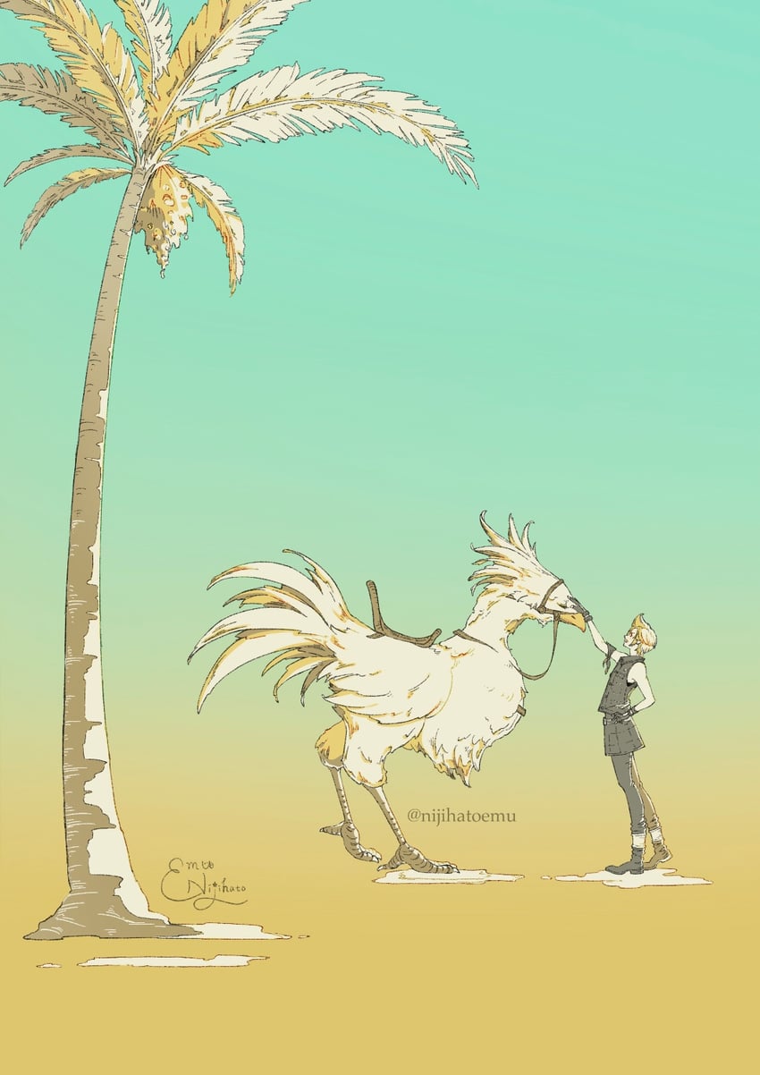 prompto argentum (final fantasy and 1 more) drawn by nijihatoemu
