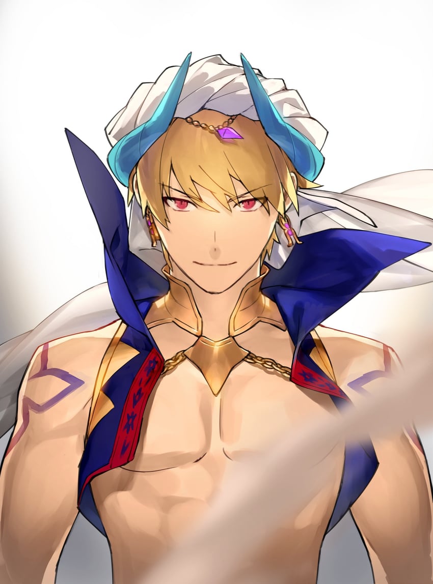 gilgamesh (fate and 1 more) drawn by ginka_sima