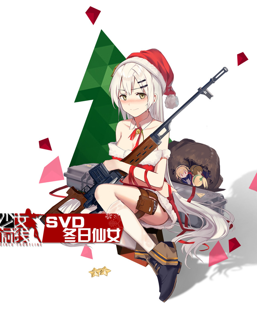 lee-enfield, svd, sv-98, and scw (girls' frontline) drawn by huanxiang_heitu