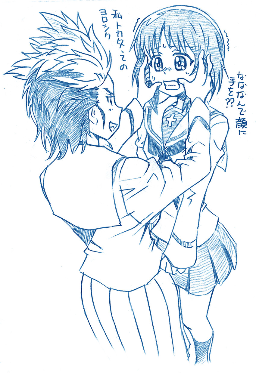 nishizumi miho, toecutter, and tokata (girls und panzer) drawn by bbb_(friskuser)
