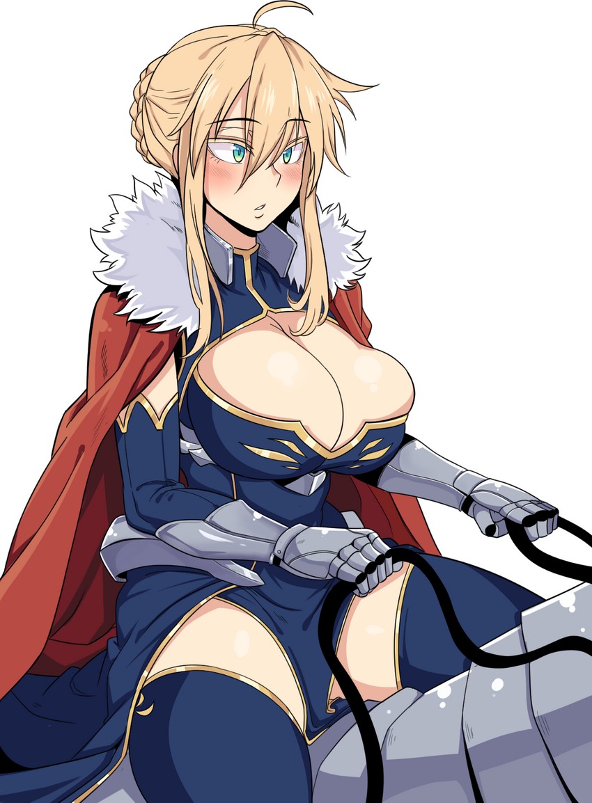 artoria pendragon (fate and 1 more) drawn by kook