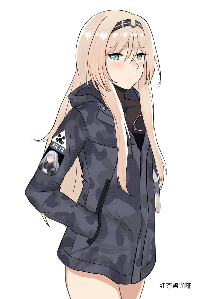 an-94 and ak-12 (girls' frontline) drawn by redteablackcoffee