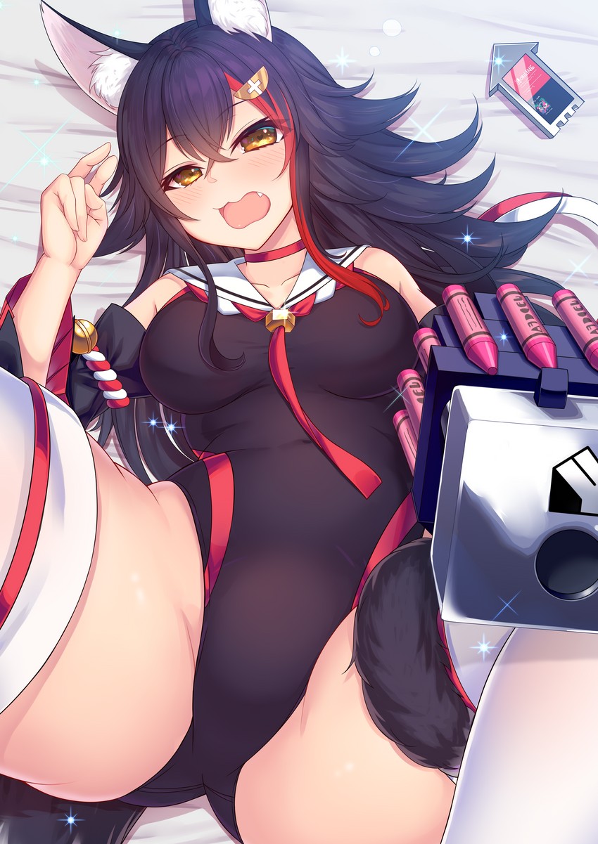 ookami mio (hololive) drawn by yoshiheihe